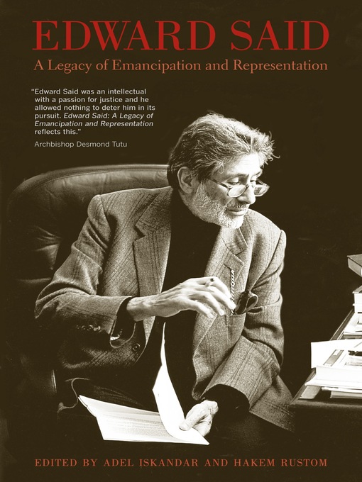 Title details for Edward Said by Adel Iskandar - Available
